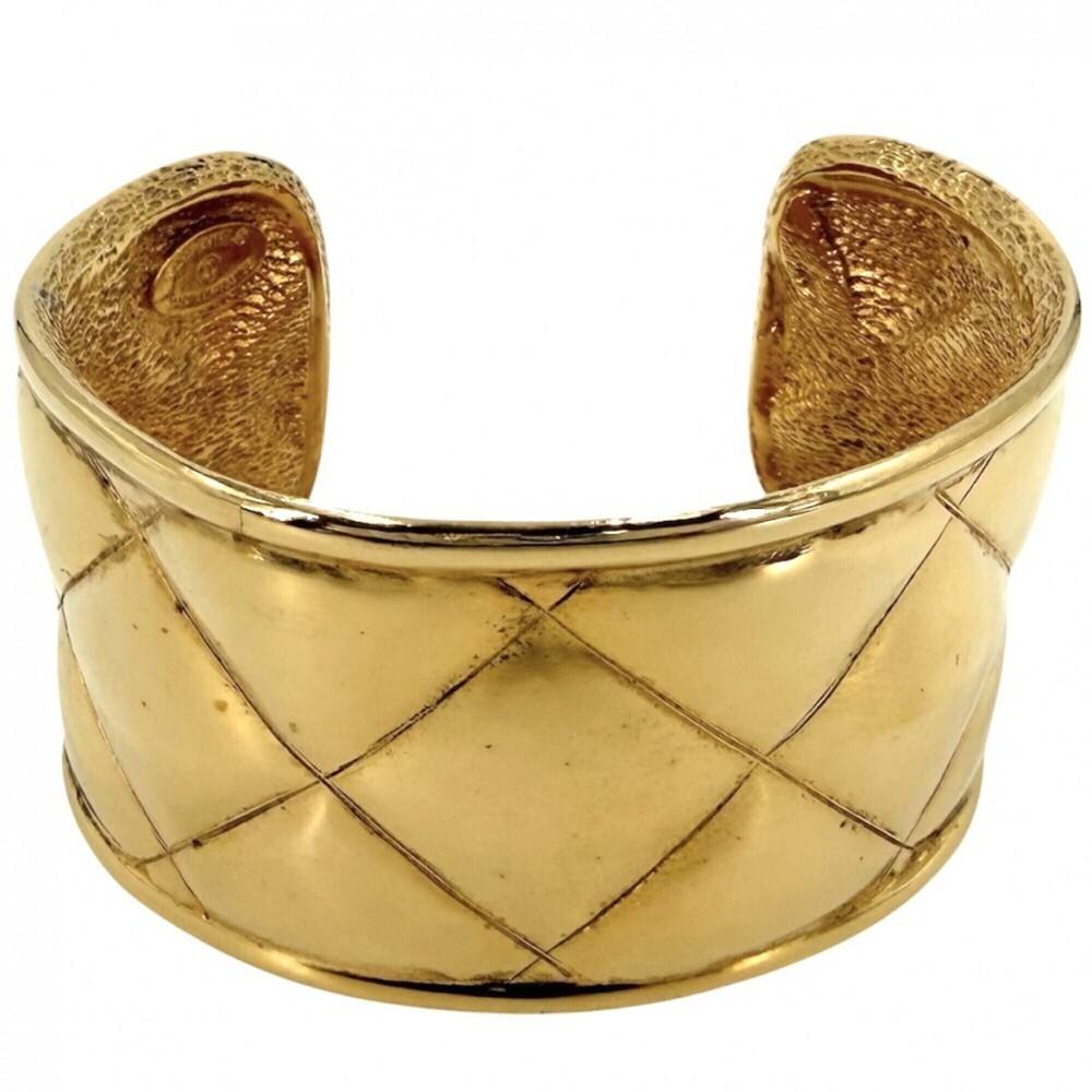 CHANEL Vintage Gold Logo Bracelet